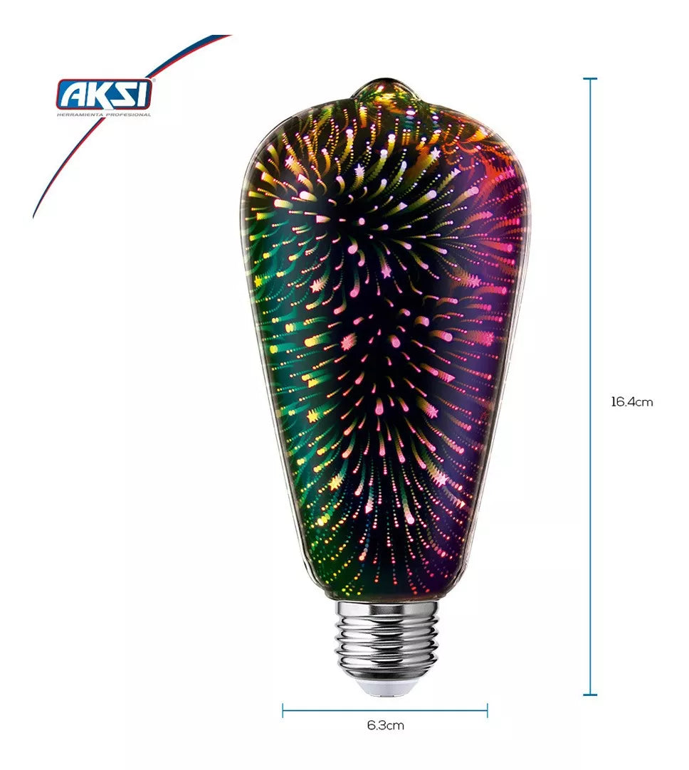 Foco Led 3D Mazorca 3.5 W Base E27 127 V- Aksi 122231