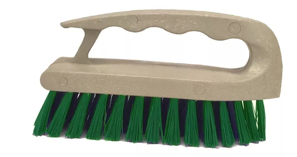 Cepillo Plástico Tipo Plancha Limpieza Mango Lavar Baño Ropa