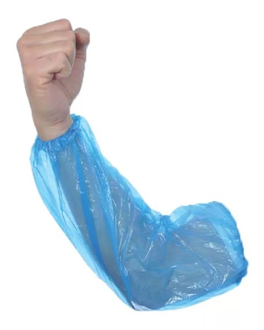 100 Cubre Manga Protector Polietileno Liga Ajustable Alyger