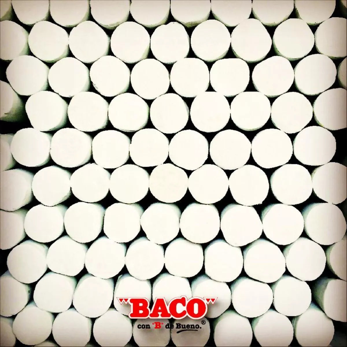 Caja 150 Gises Comprimidos Color Blanco Baco Tizas Pizarron