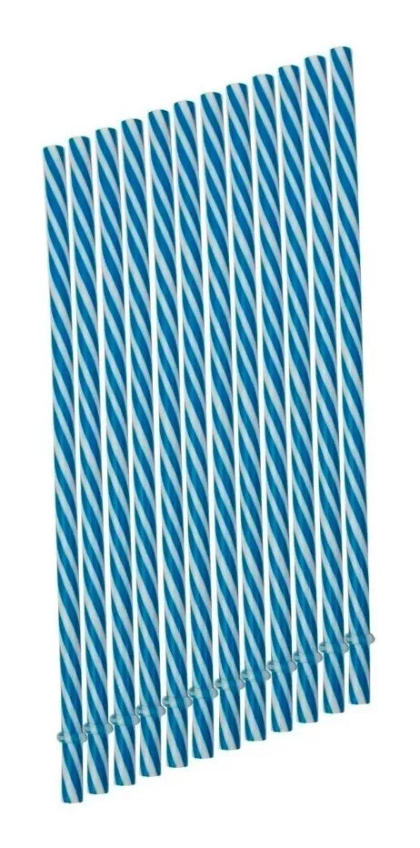 Popotes Mason Jar Colores Plástico Frasco Fiesta 12 Piezas