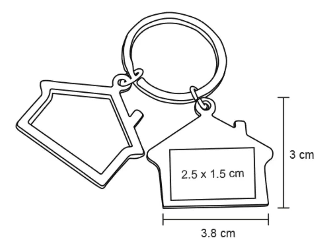 5pz Llavero Metalico For Promotional Figura Elegir Plata