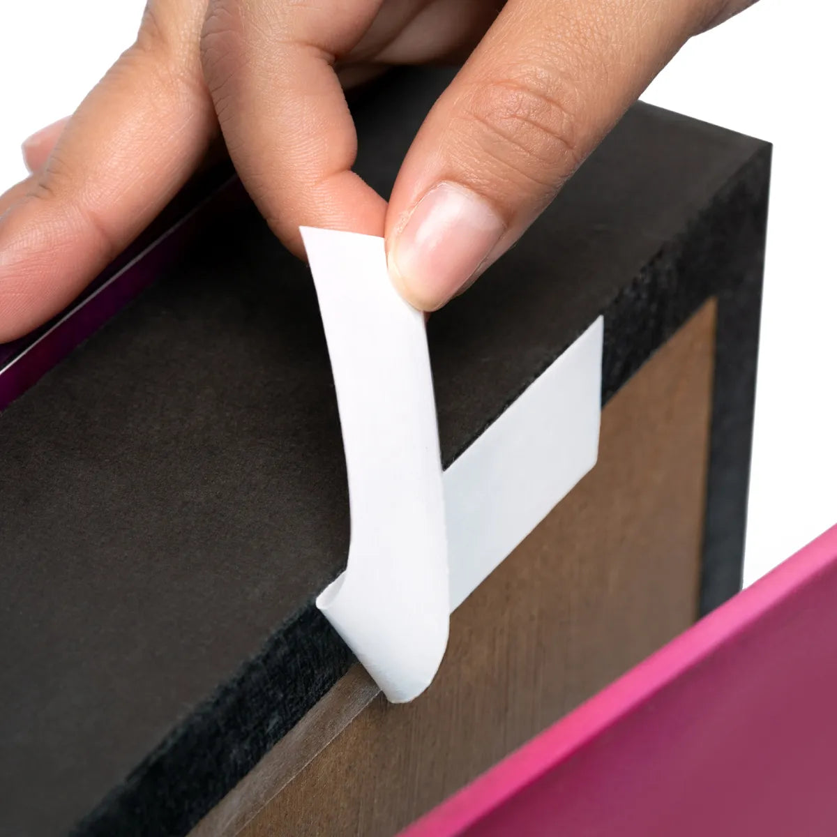 Cinta Adhesiva Doble Cara Devek 24 Mm X 50 M Color Blanco