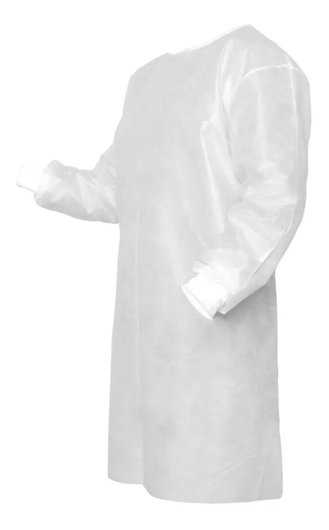 10pz Bata Quirúrgica Cirujano Desechable Esteril Puño Alyger