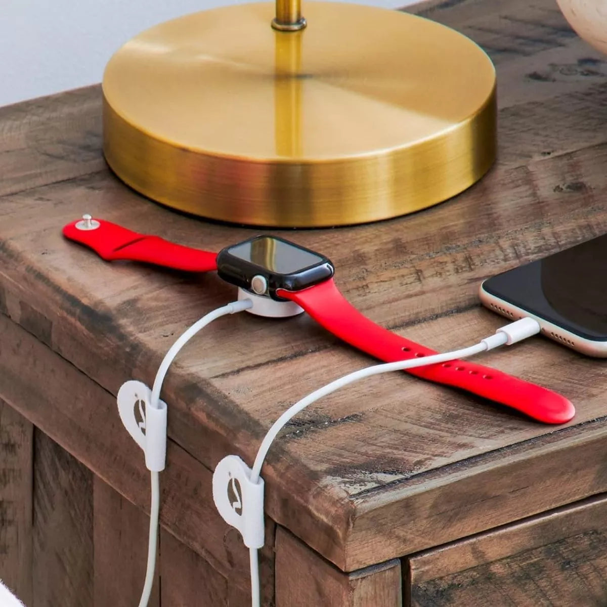 5 Tiras Soportes Cables Velcro® Cord Keepers