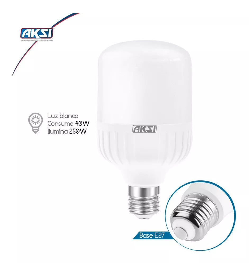 Foco Led Alta Potencia 250w Aksi Luz Blanca 6500k E27