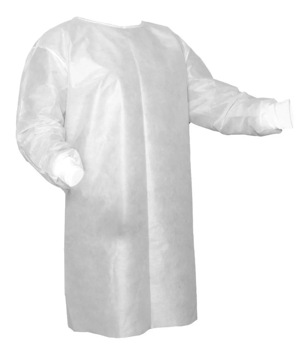 10pz Bata Quirúrgica Cirujano Desechable Esteril Puño Alyger