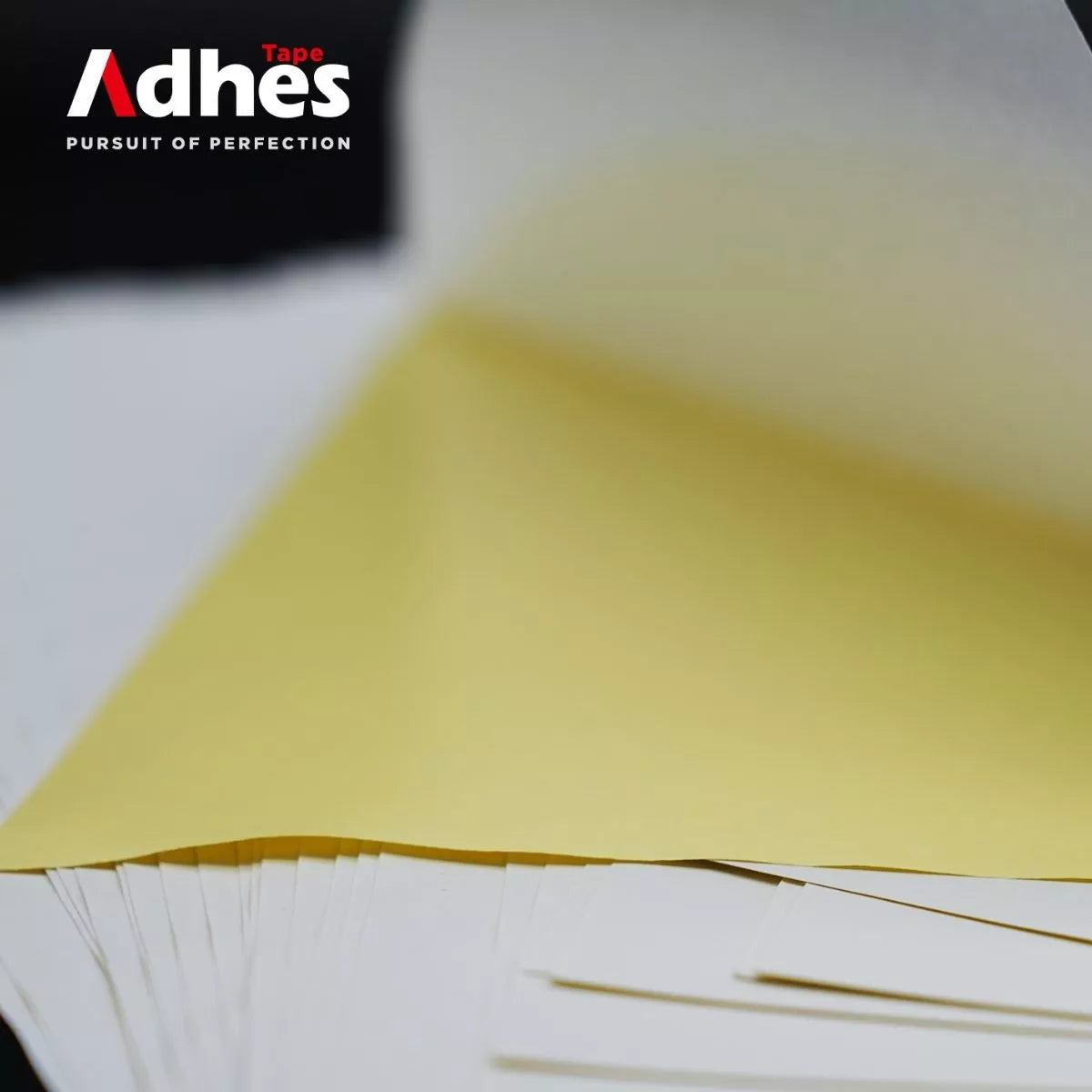 100pz Papel Adhesivo Para Impresión Adhes Blanco Termico