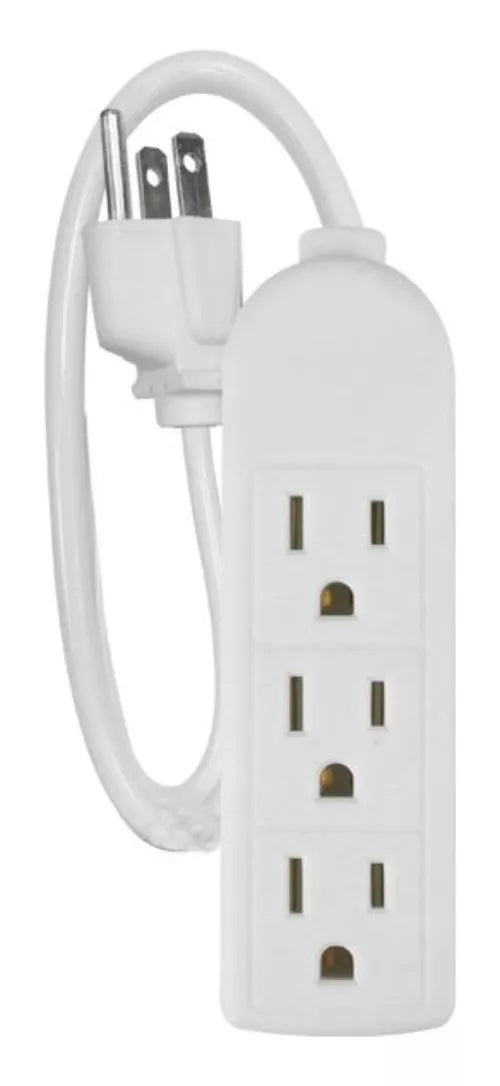 Barra Multicontacto Sanelec Mini 3 Entradas 8610 0.6m