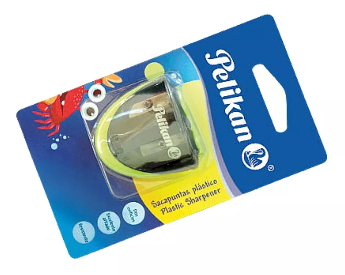 Sacapuntas Plastico Deposito 2 Orificios Pelikan