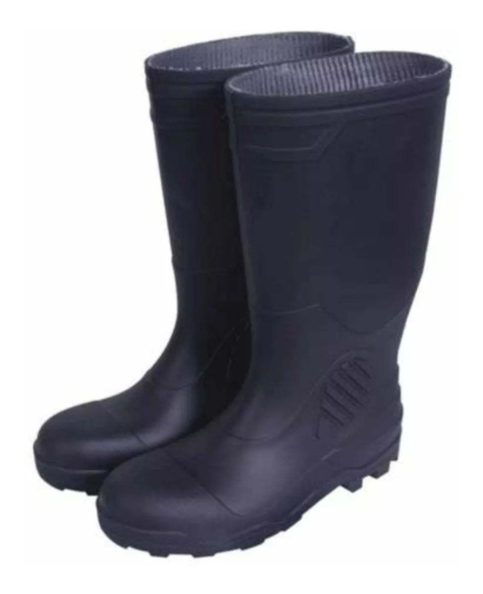 Botas Industrial Calzado Protección Pvc Antiderrapante Negro