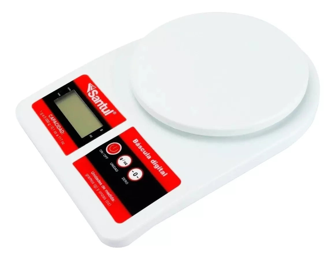 Bascula Digital Cocina Santul Alta Precisión 1g-5kg