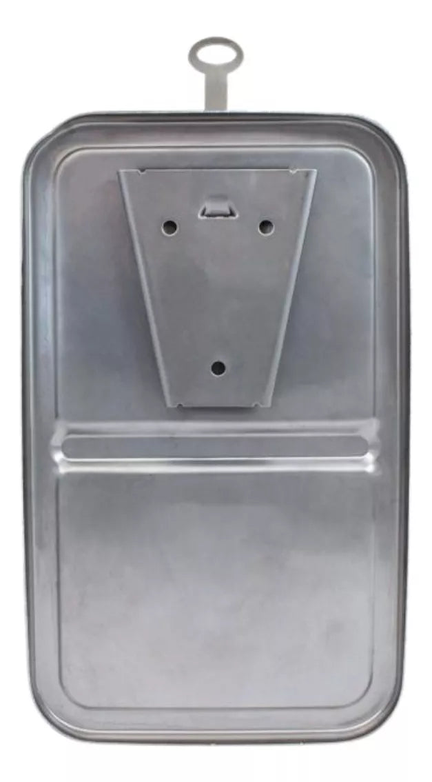 Jabonera Oval Acero Inoxidable Satinado 1 Litro Industrial