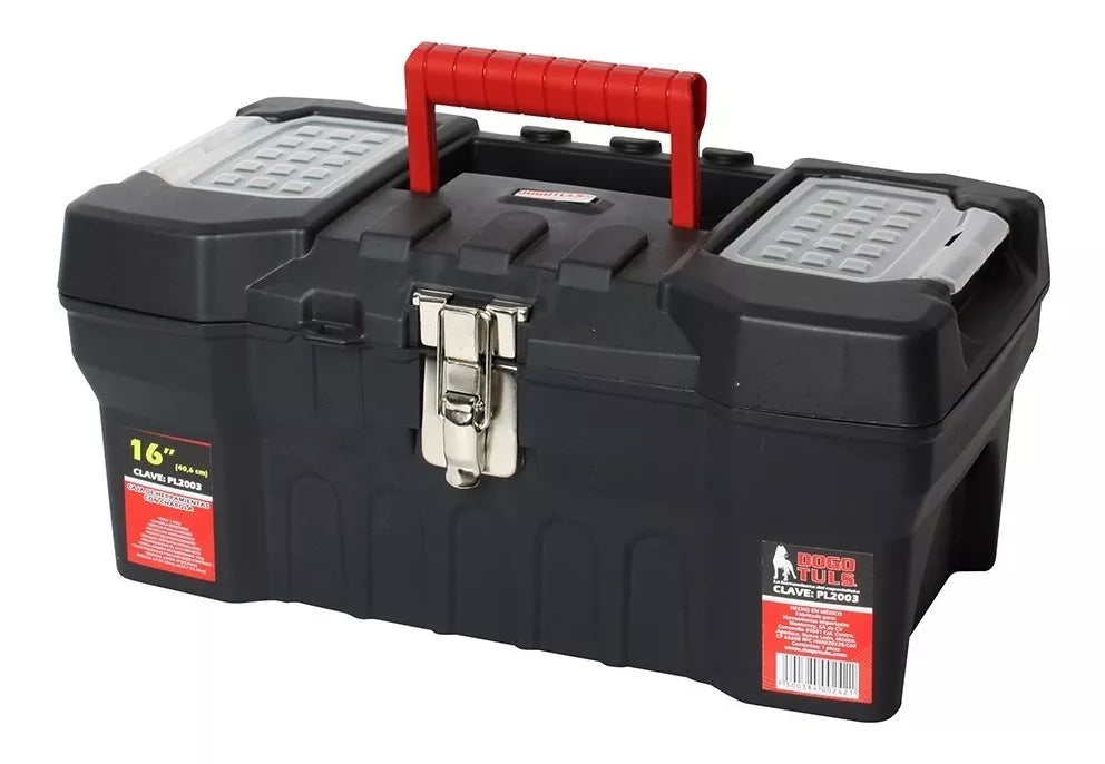 Caja De Herramientas Con Broche Metálico 16