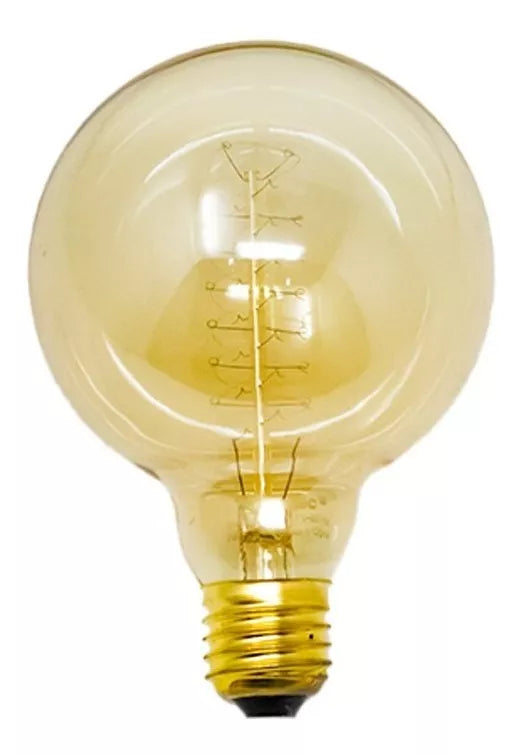 Foco Vintage Sanelec 35w Tipo Globo Luz Cálida 1730