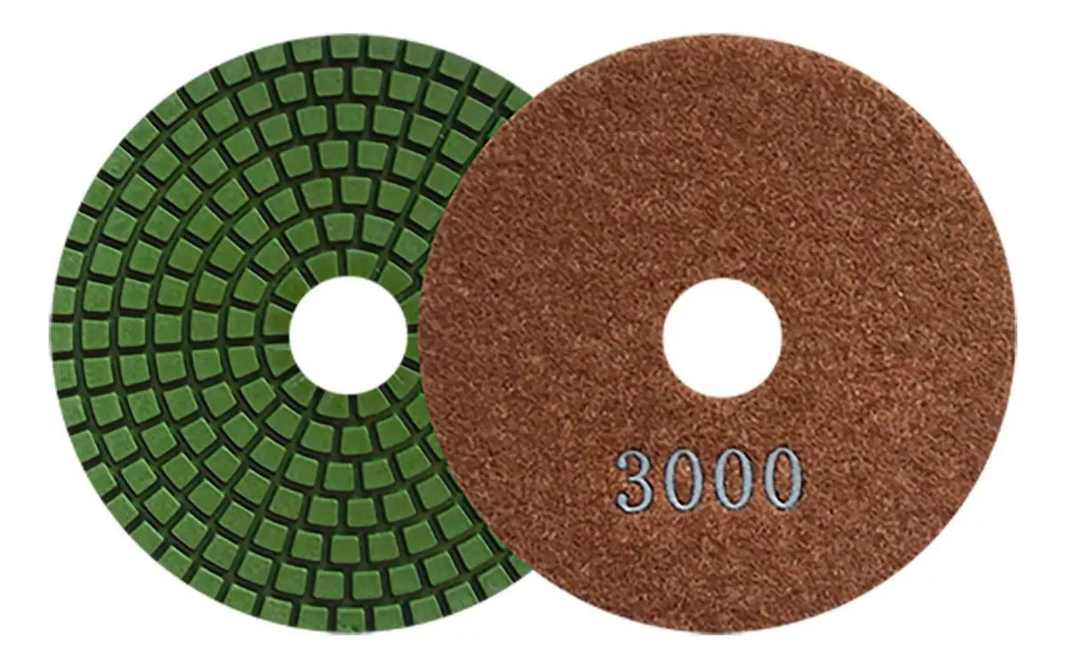 Pad Diamante 2766 Austrodiam 4'' Grano 3000 Pulido Marron Activo