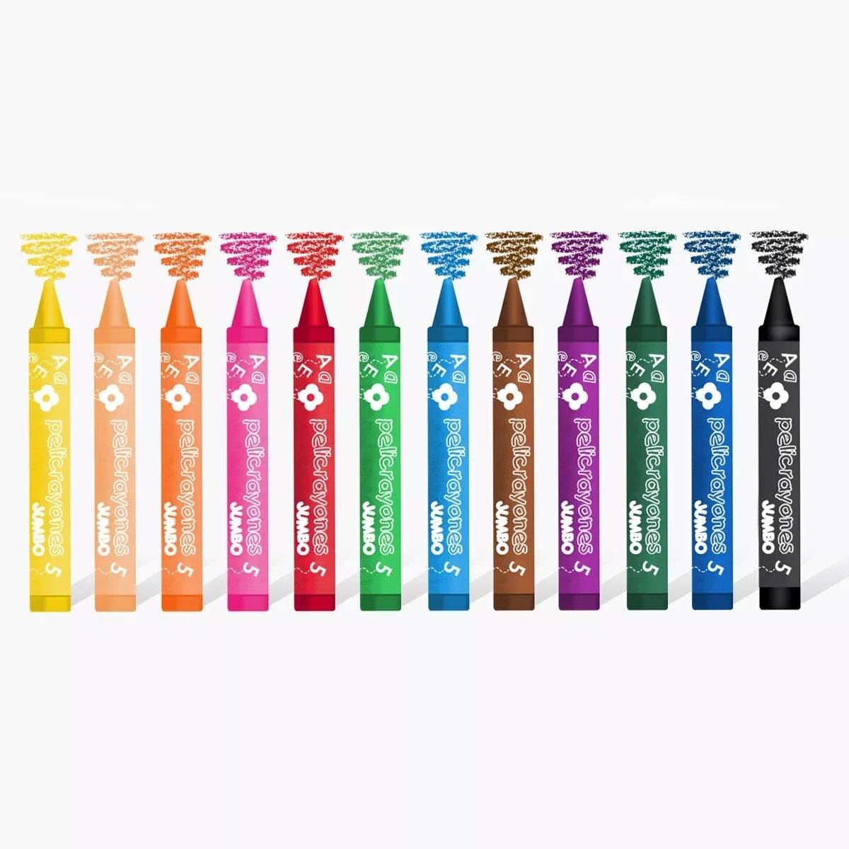 28 Crayones Redondos Cera Jumbo Bote Pelicrayones Pelikan