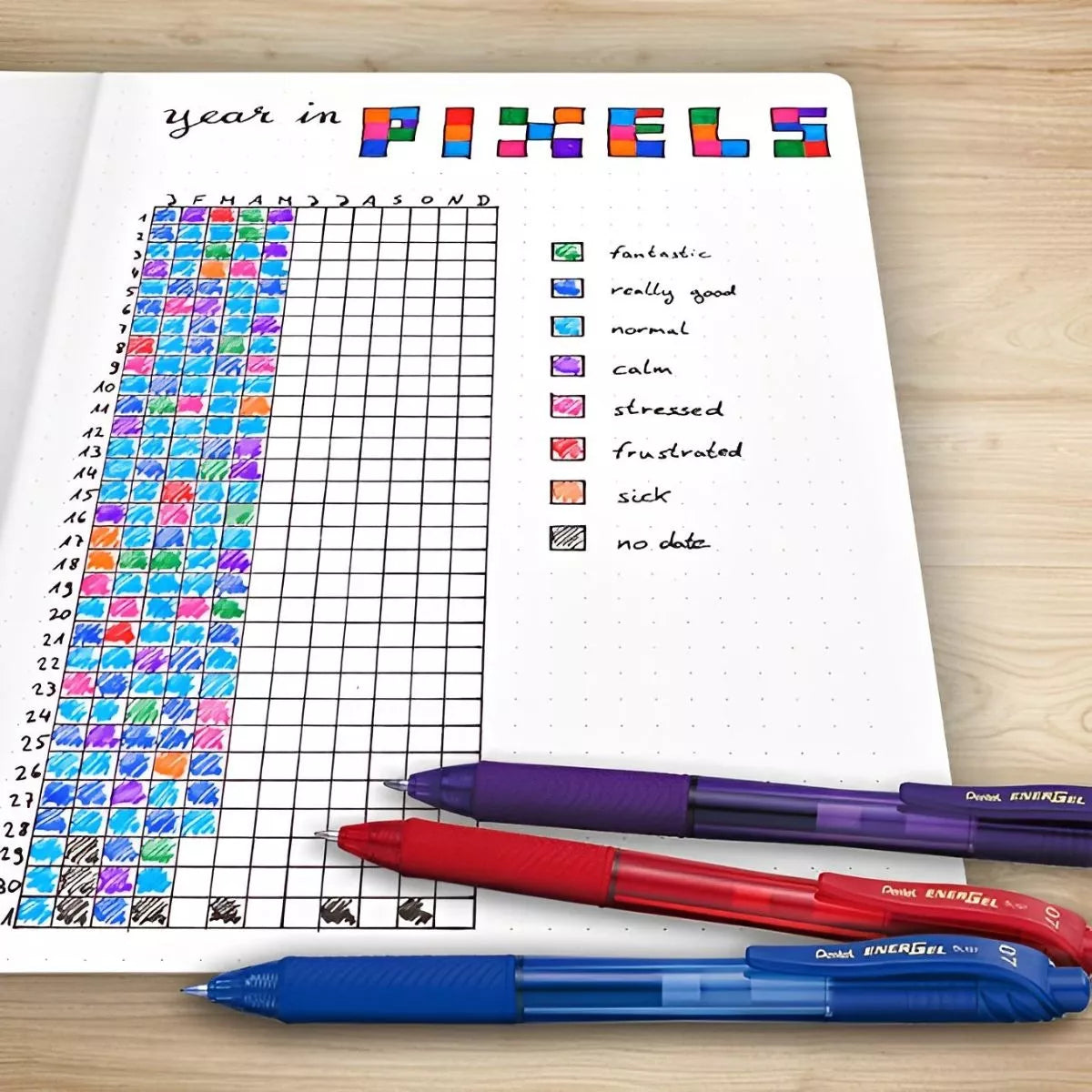 2 Bolígrafos Pentel Energel-x Bl107 Tinta Gel Líquida 0.7mm