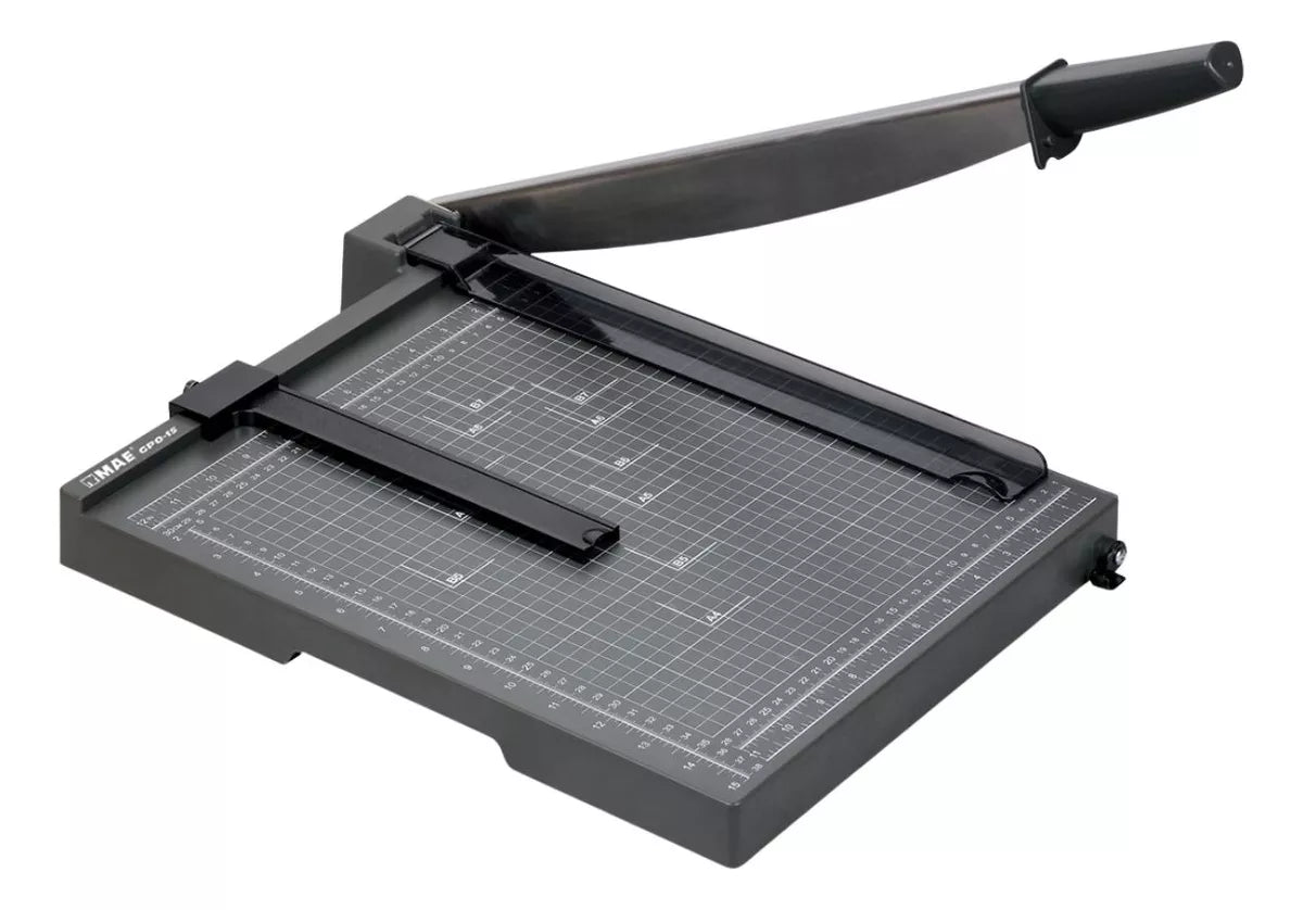 Guillotina 15x12 Pulgadas Mae Base de Plastico Cortadora de Papel