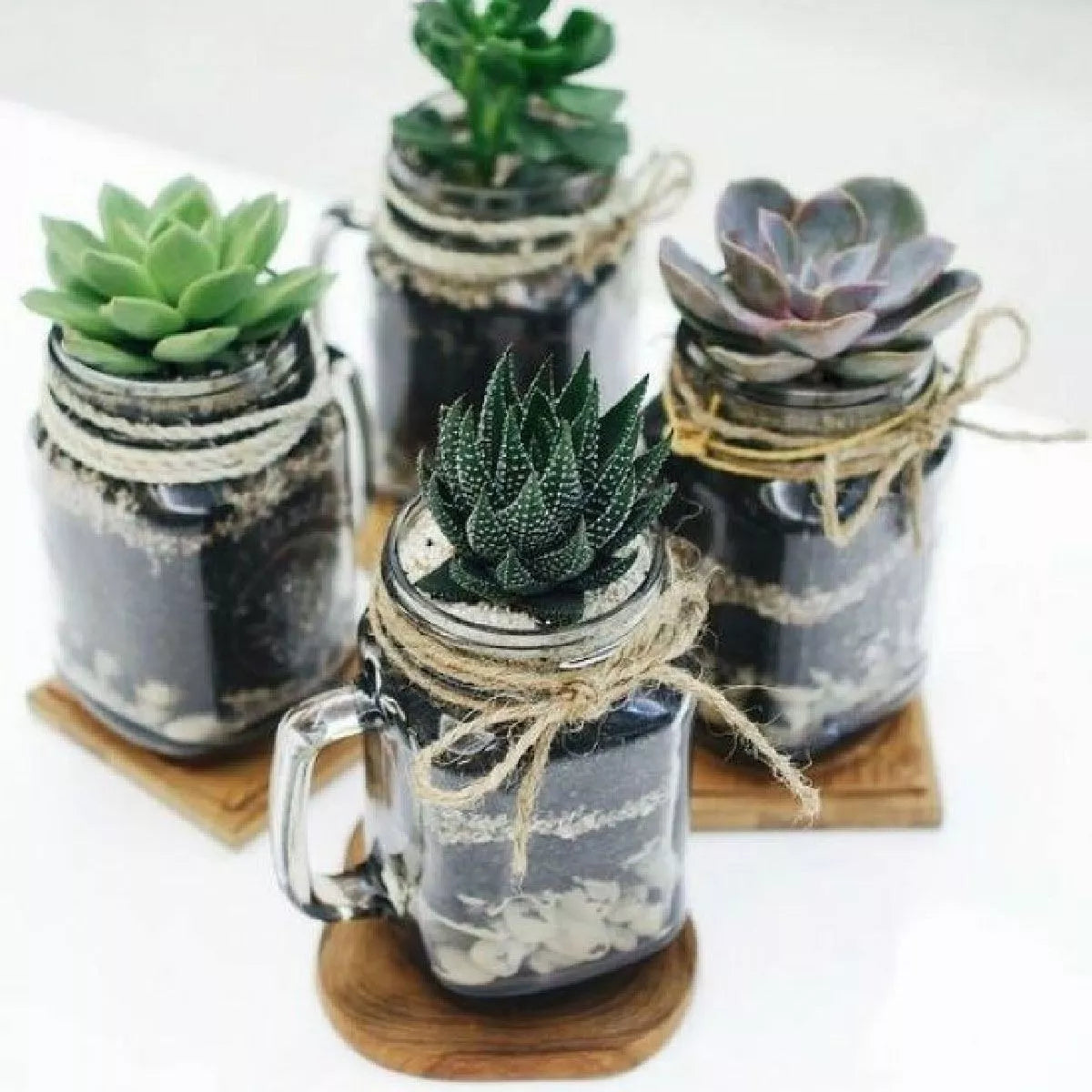 12pz Frasco Mason Jar Liso 480ml Tapa Popote Vidrio Colores