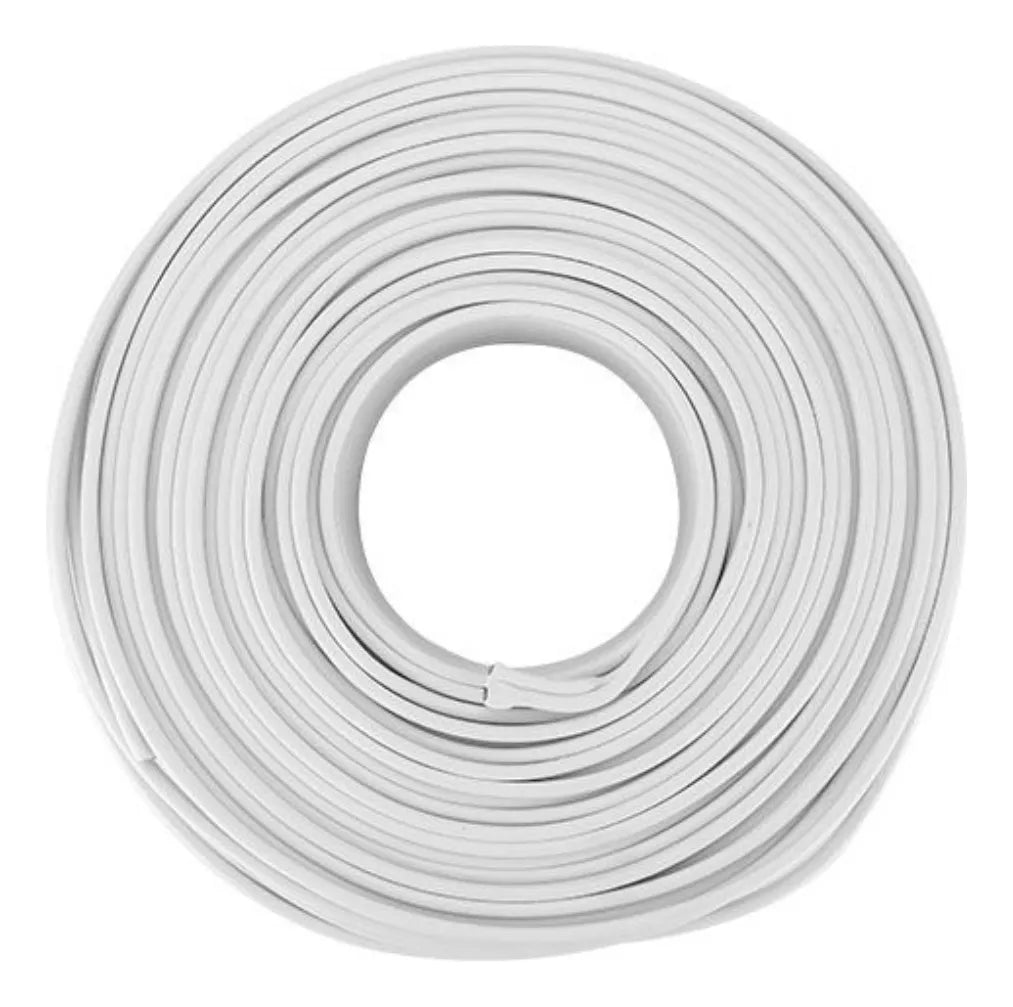 100m Cable Pot Blanco Alucobre Keer 16 Awg 13a 300v