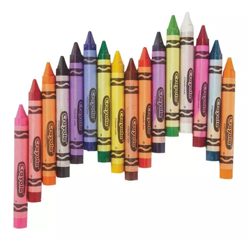12 Crayones Triangulares Jumbo Colorear Escolar Crayola