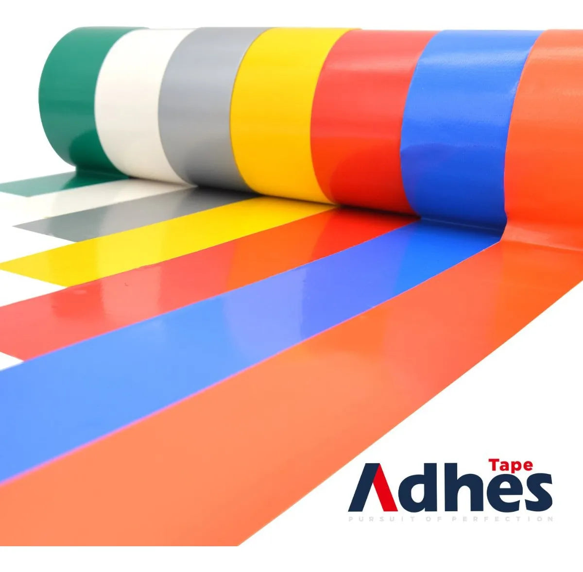 9pz Cinta Americana Adhesiva Colores Adhes 48mm X 10m