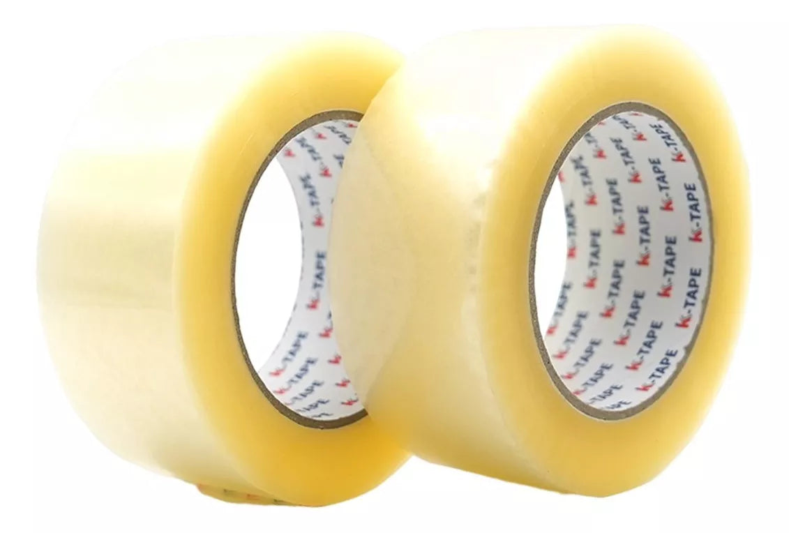 6pz Cinta Empaque Transparente K-tape 48mmx150m