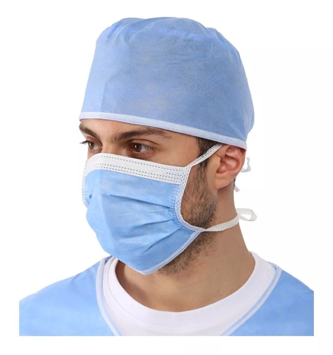 100 Gorros Tipo Cirujano Quirúrgico Desechable Bies Alyger