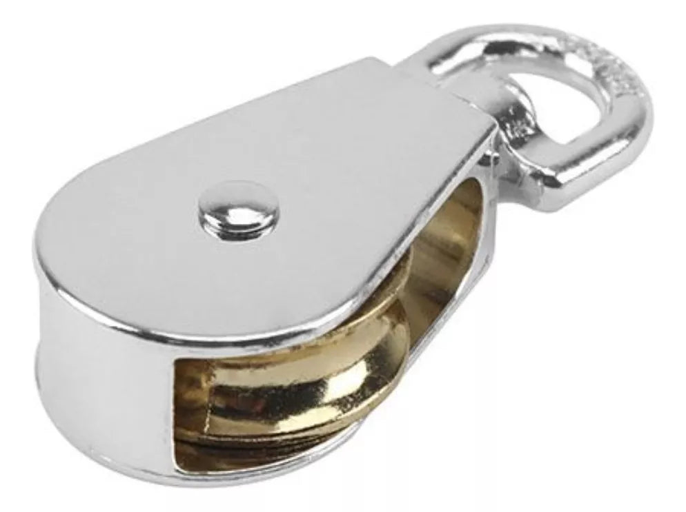 Polea Garrucha Noria 1-1/2 Diametro Niquelado Santul Polea