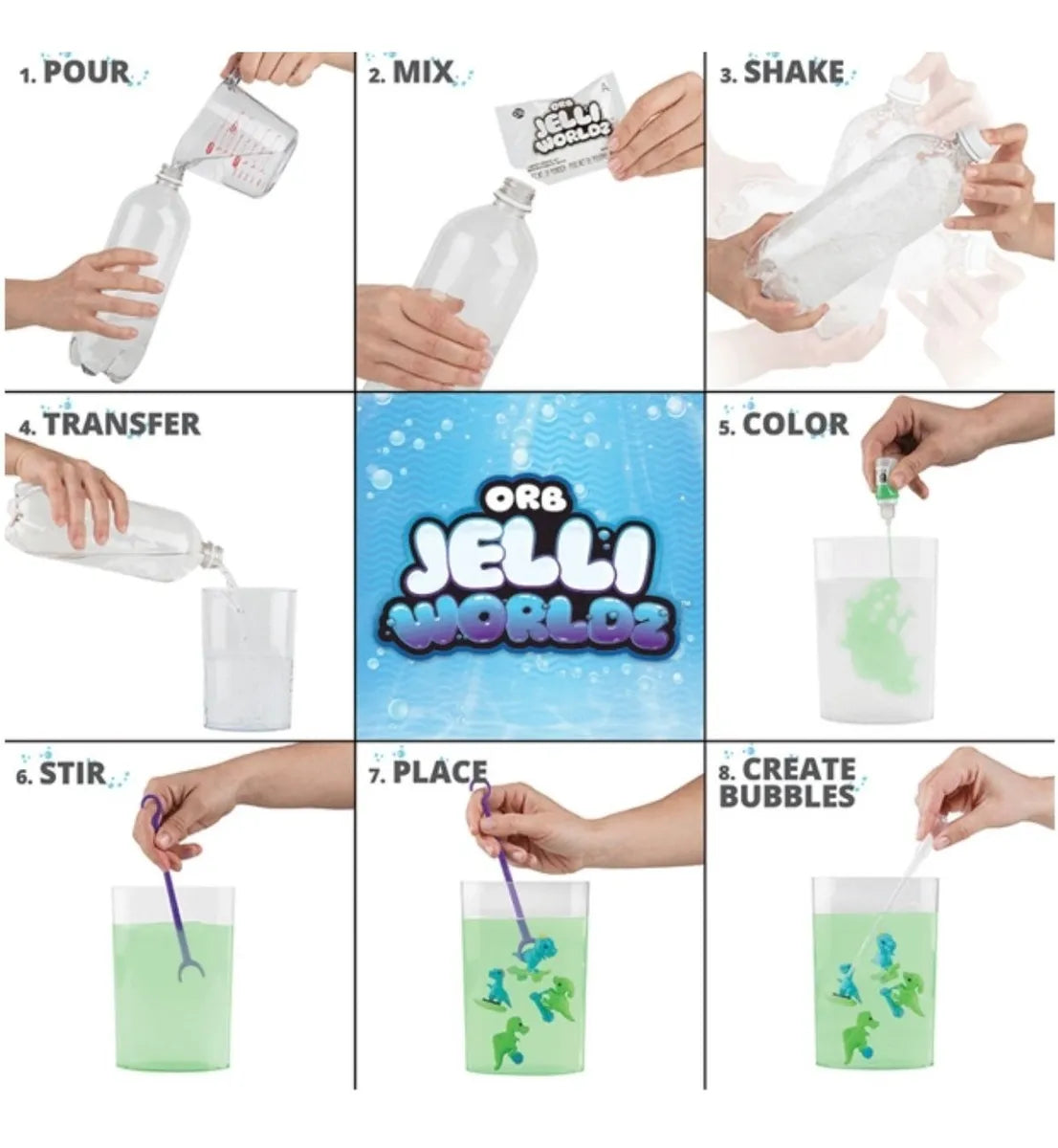 Orb Jelli Worldz Rockindino Racers Animación Suspendida