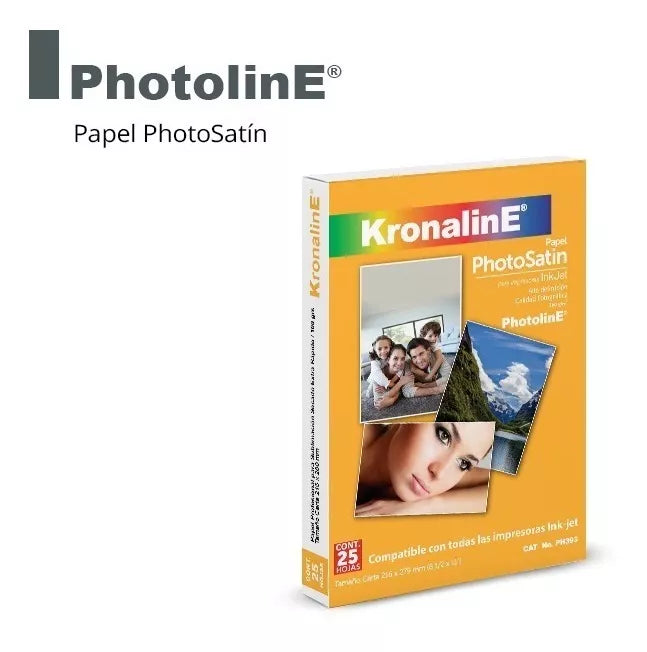 Papel Photosatin Inkjet Kronaline Ph393 Carta 25h Foto Satin