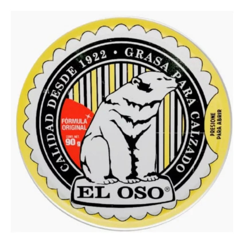 Grasa Calzado El Oso Lustrado Zapatos Colores Elegir 90 G - MarchanteMX