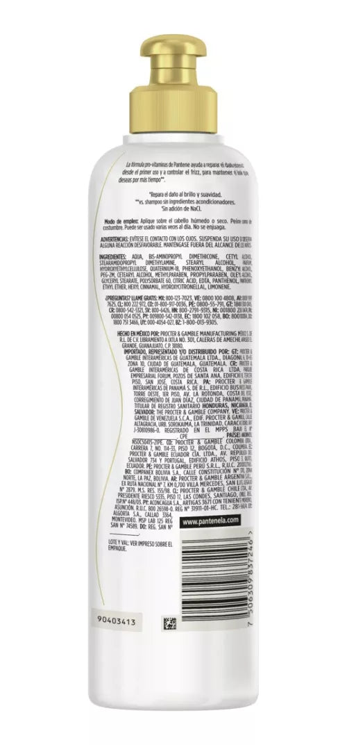 Crema Para Peinar Pantene Pro-v Reparacion 300 Ml Sin Sal