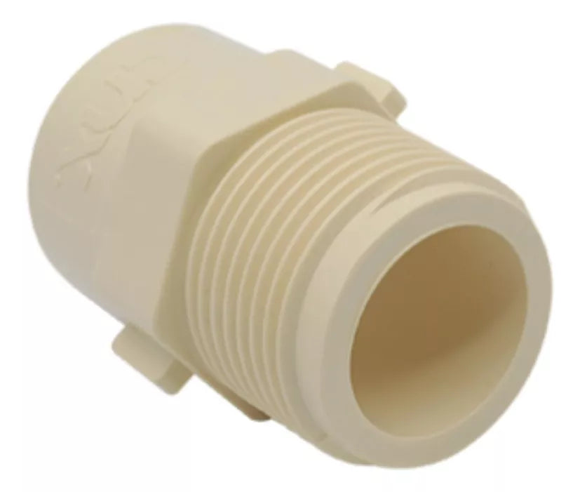 15 Piezas Adaptador Macho Cnx 1/2'' Cpvc Resistente
