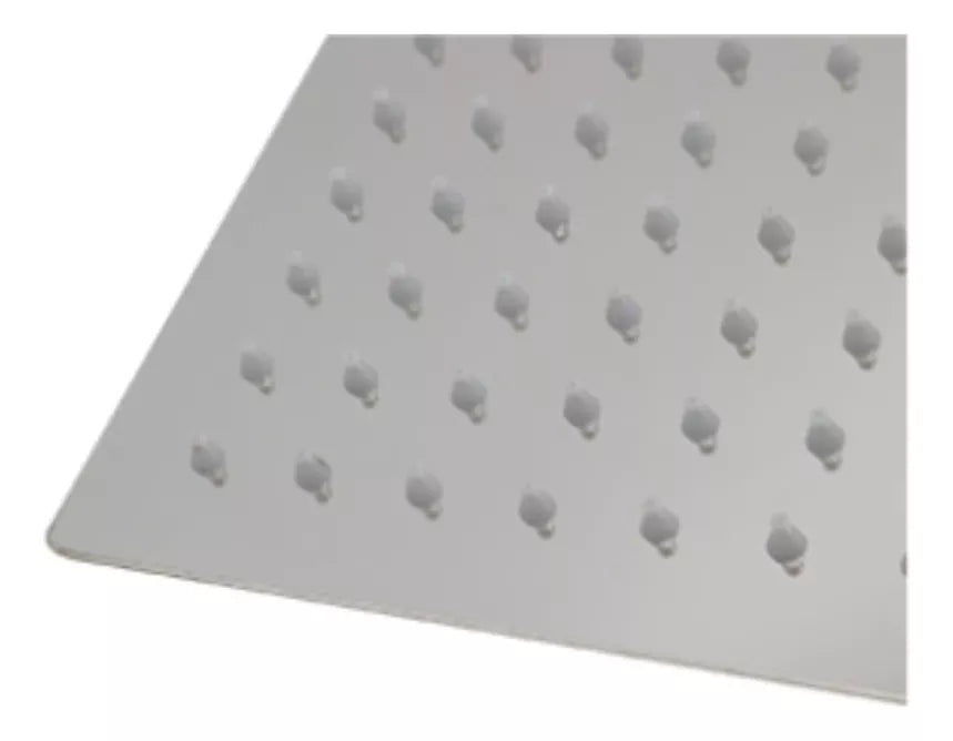 Regadera Cuadrada 8'' Meer Acero Inoxidable Ahorradora Agua