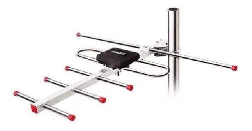 Antena Para Exteriores Aksi De 8 Elementos Hd Tv