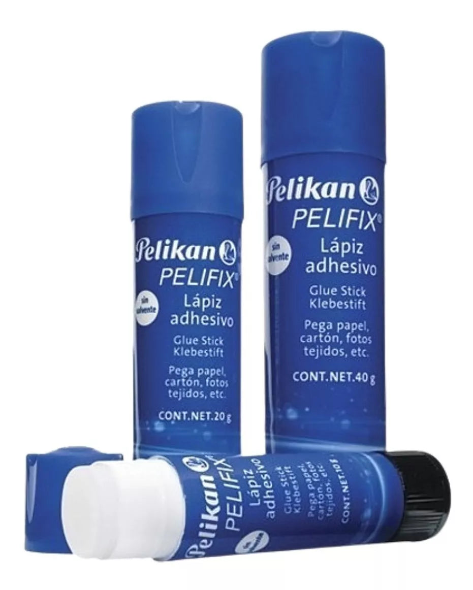 12 Pack Barra Pegamento Lápiz Adhesivo Pelifix 10g Pelikan