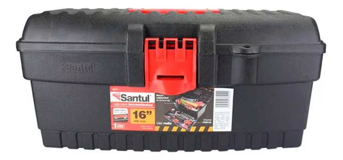 Caja Herramientas 16 PuLG Santul Broche Plastico Resistente