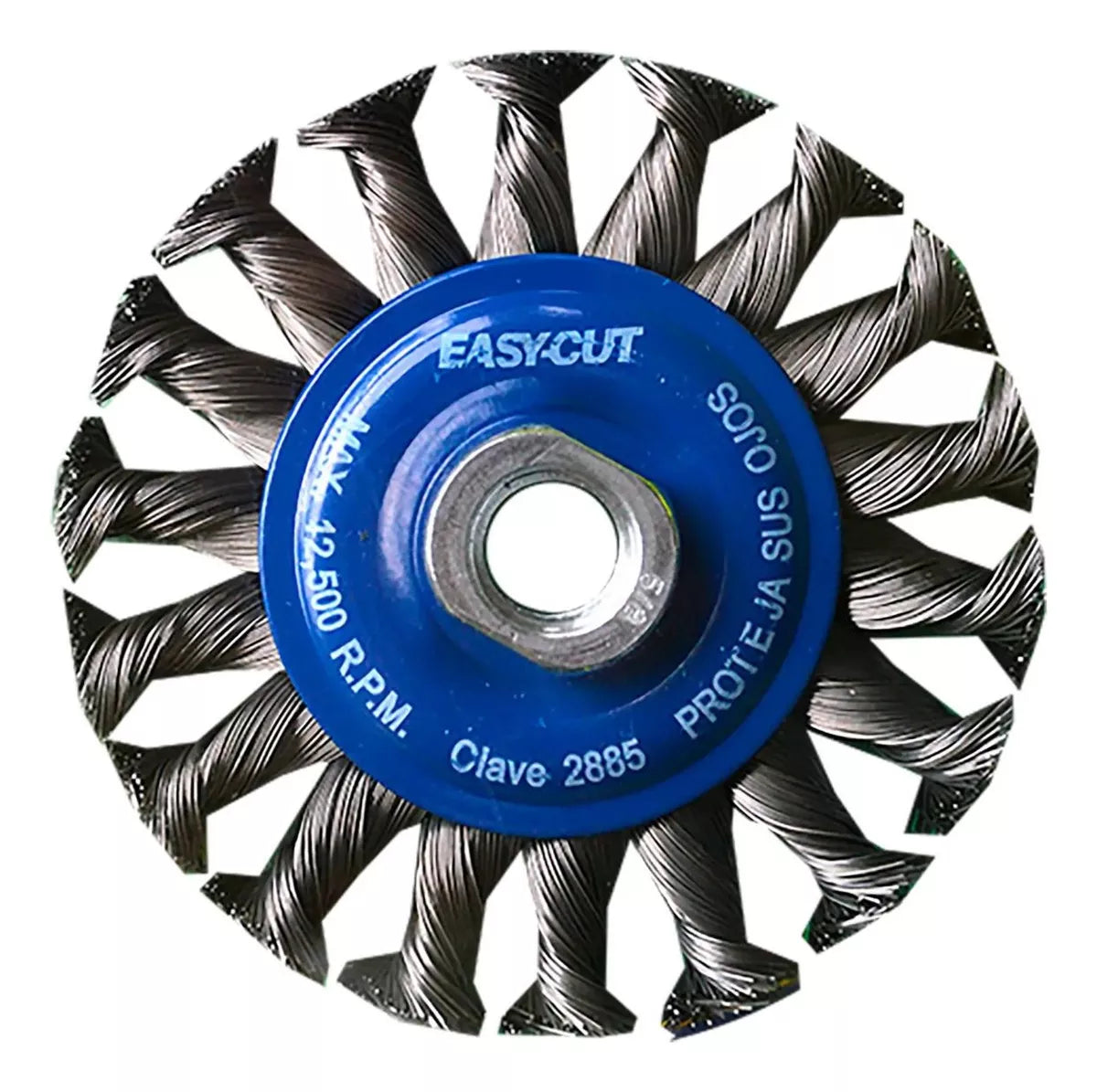 Cepillo Circular Trenzado 2885 Tenazit 4'' Limpieza Metalica