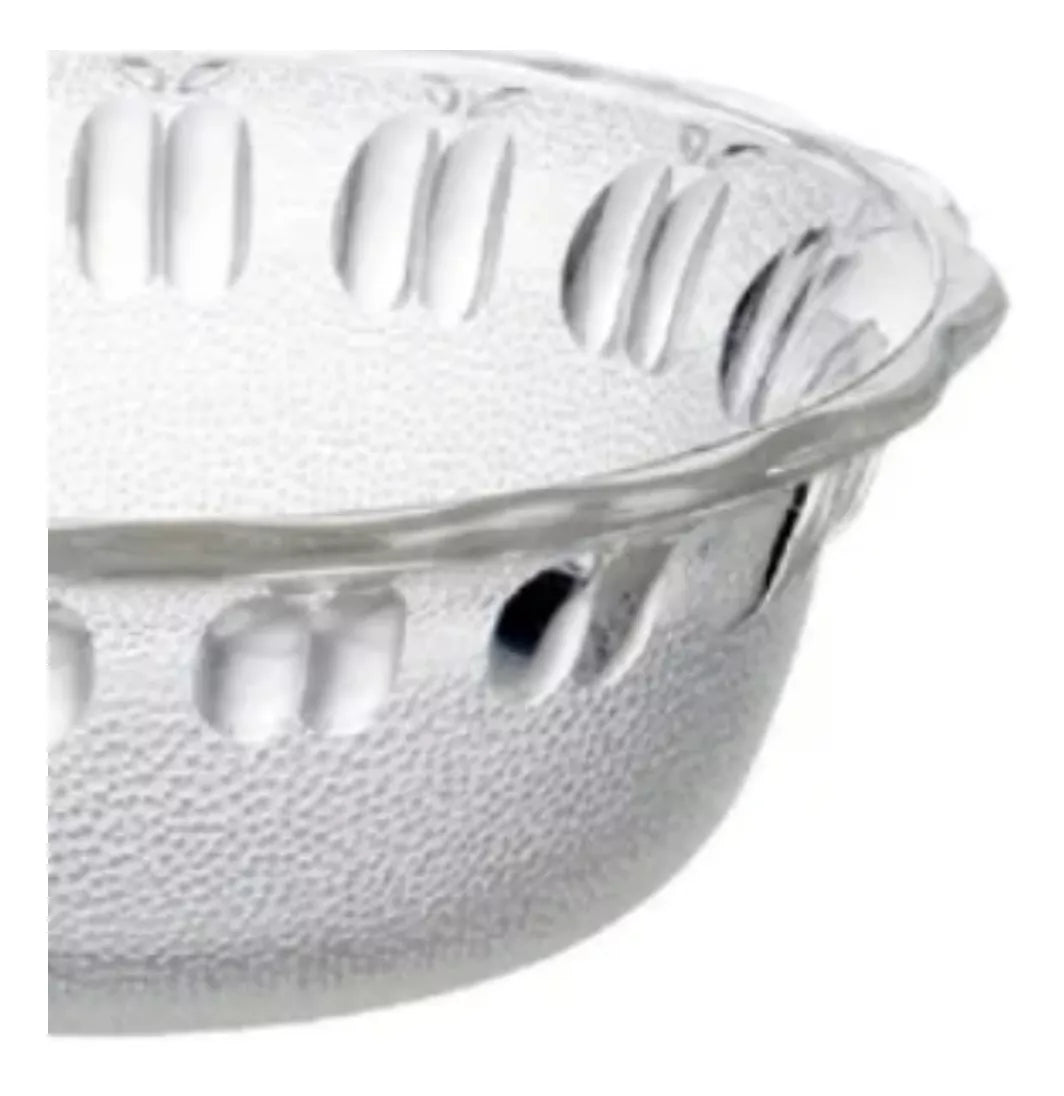 6pz Tazón Vidrio Juego Refractario Dulcero Chico Vittori