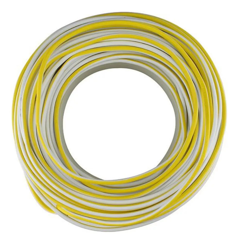 100 Metros Cable Ligero Keer 14 Awg Blanco Antiflama 1875 W