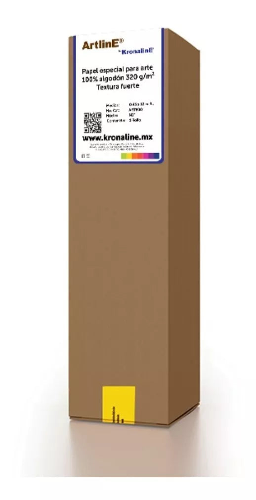 Rollo Papel Arte Textur Fuerte 320g Algodón Kronaline Art802