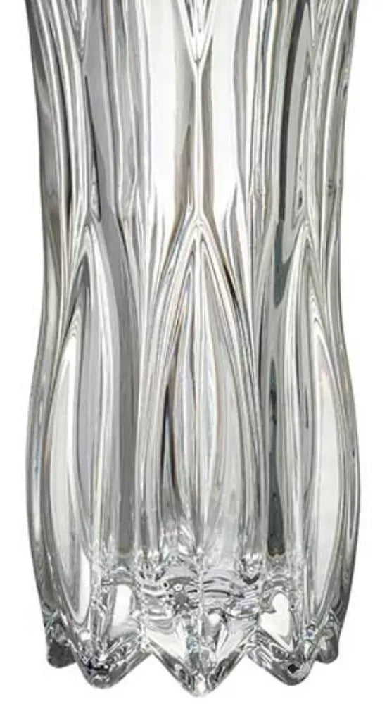 Florero Decorativo Cristal Vidrio Mediano Vintage Jazmin