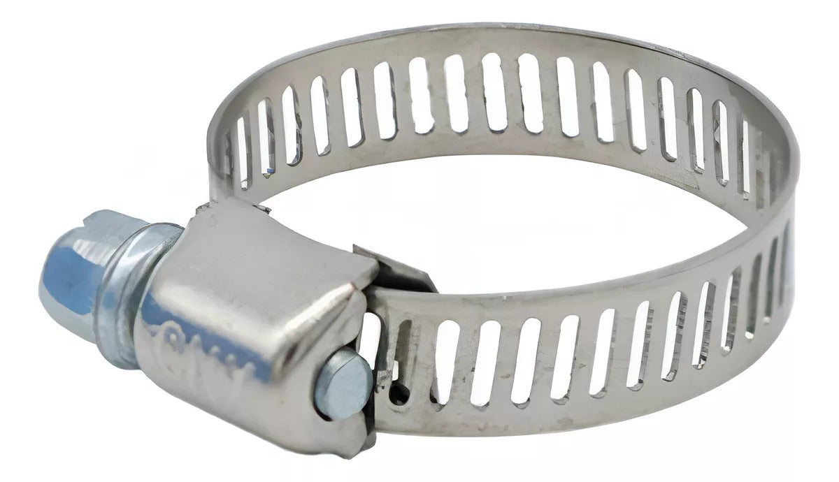 100 Pzas Abrazadera Sin Fin Cnx 1/2'' - 1'' Acero Inoxidable