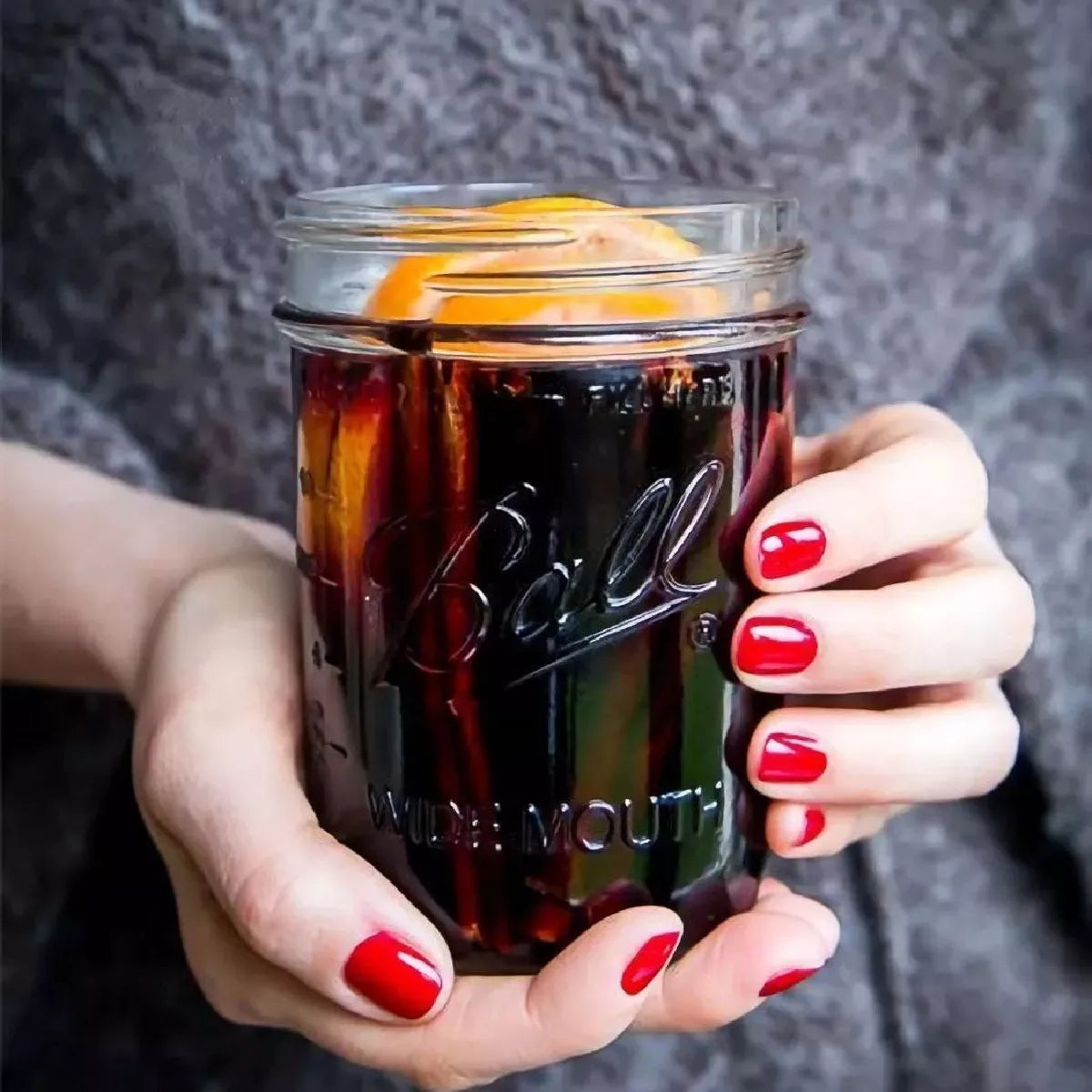 24 Mason Jars Ball 16oz Boca Ancha Tapa/popote Frasco
