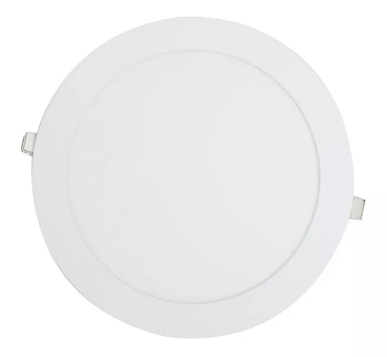 Panel Circular Led Empotrar Luz Fria Sanelec 18w Luminario