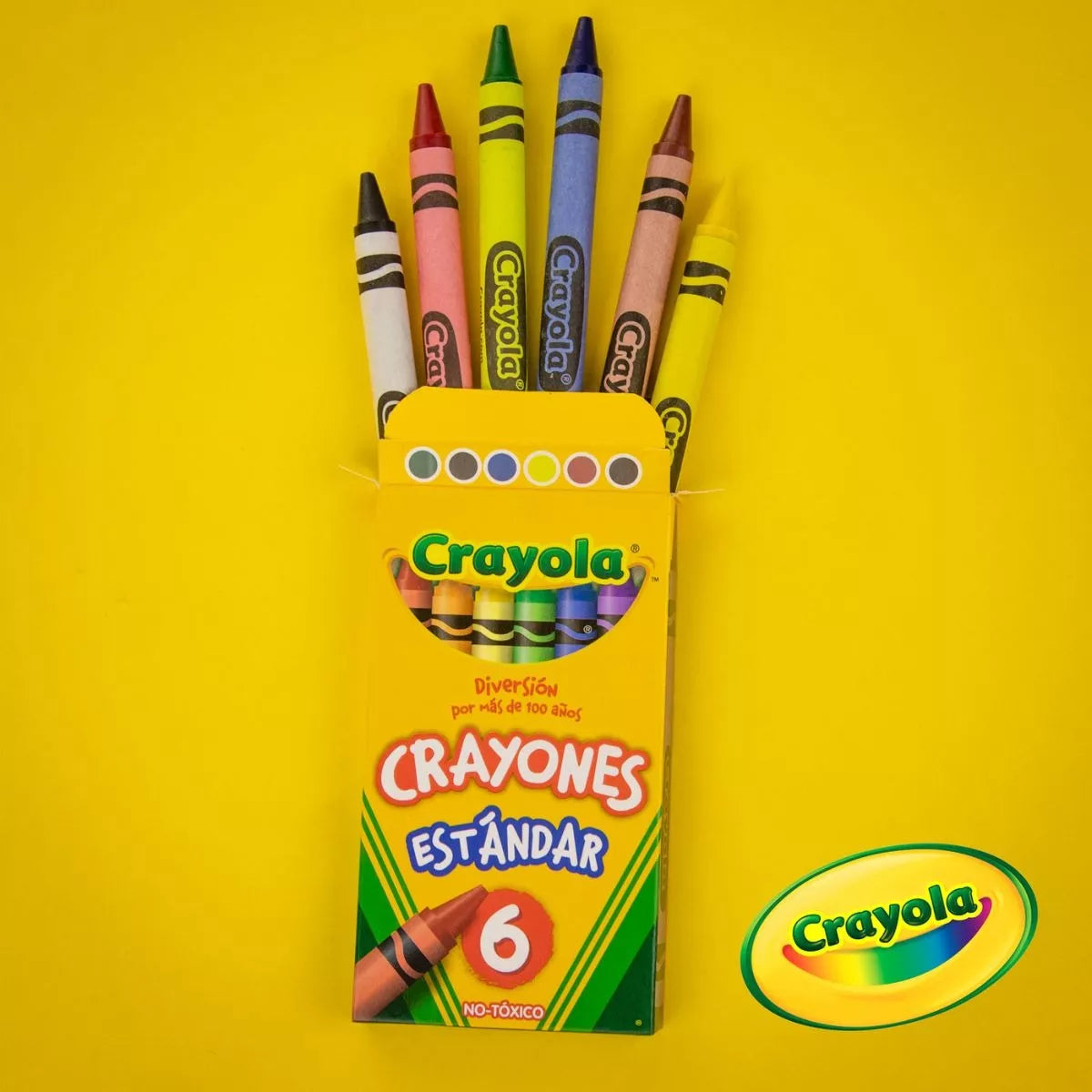 Crayones Crayola Estándar Estuche Con 6 Colores Diferentes - MarchanteMX