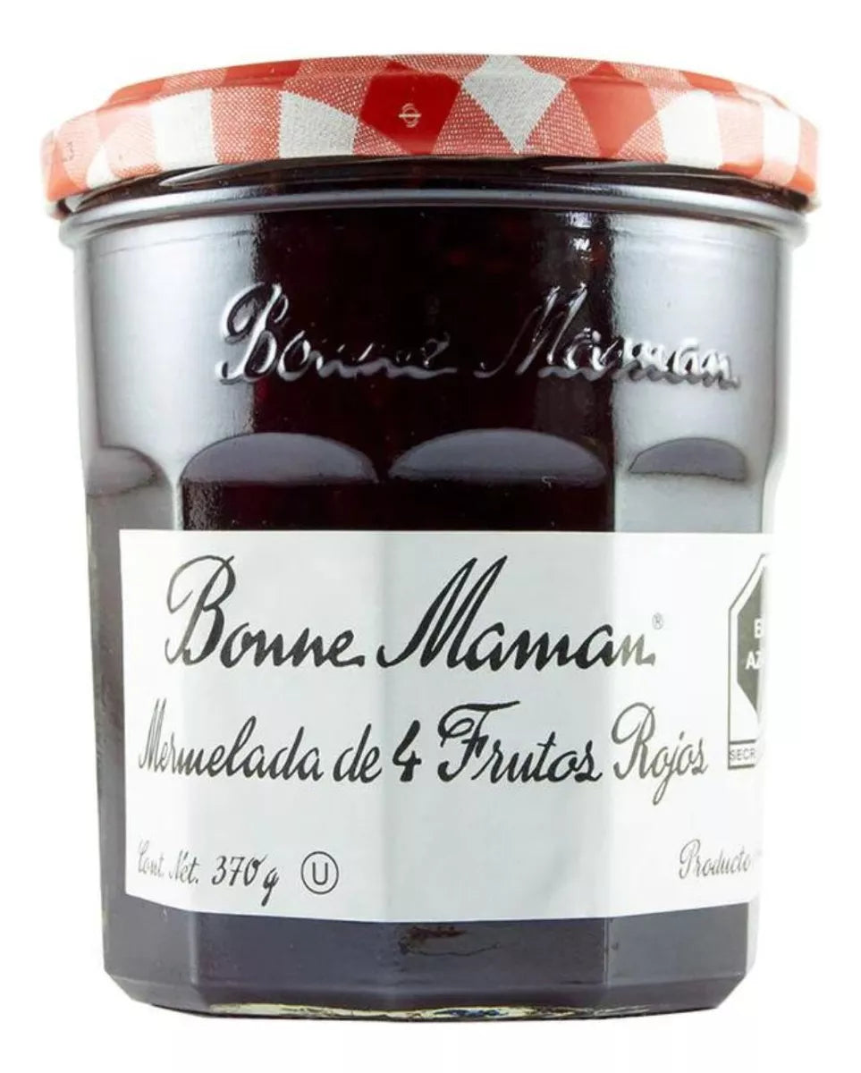 Mermelada 4 Frutos Rojos Bonne Maman 370g Frasco Francia