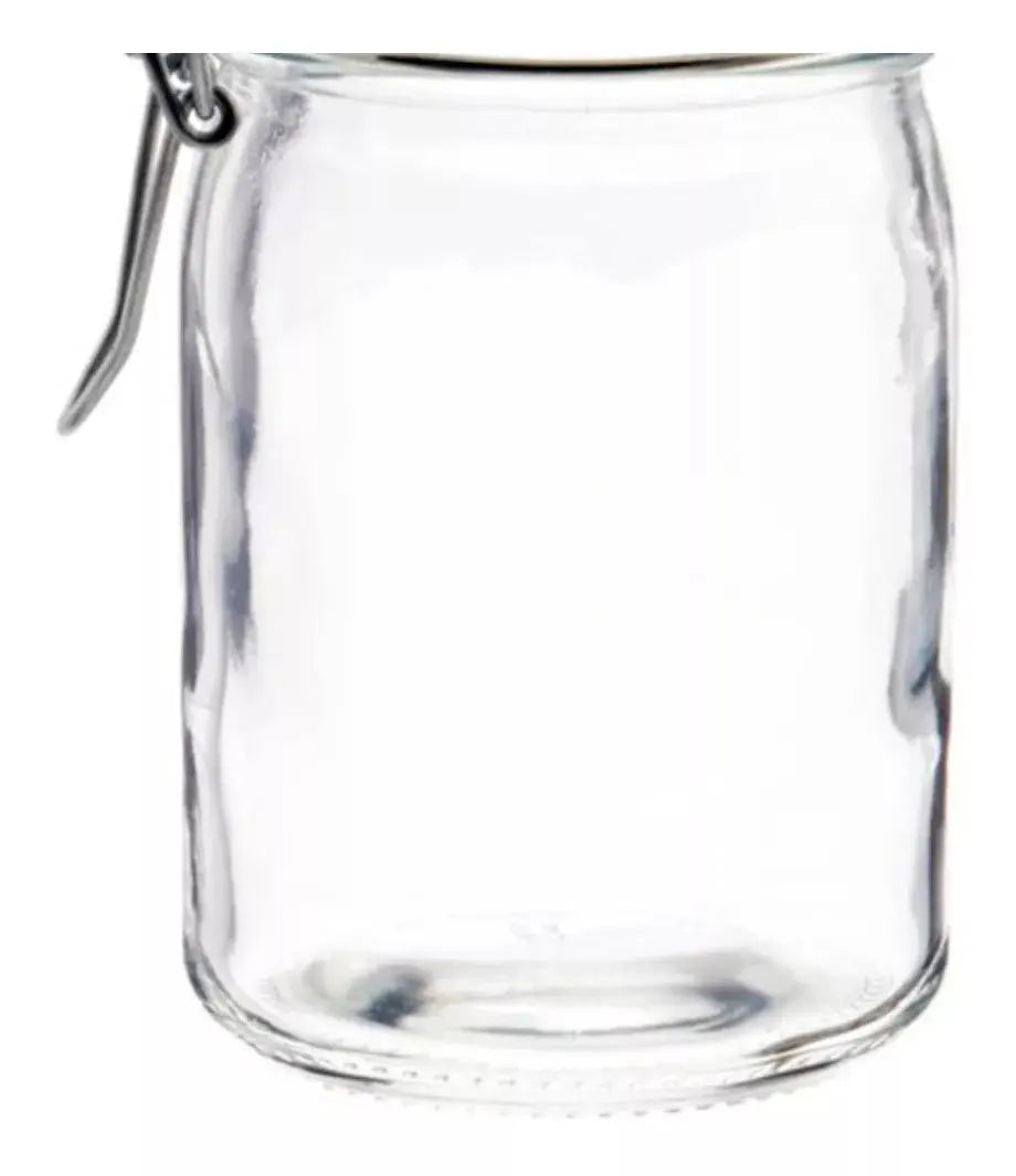 Set 6 Brocalito Vidrio Envase Redondo Regalo Dulcero 200ml - Marchante MX